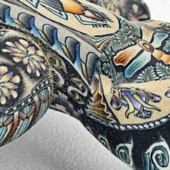 Unique One-of-a-kind Beautiful Stuart Anderson Lizard Figurine, Reptile Art - Picture 2 of 12